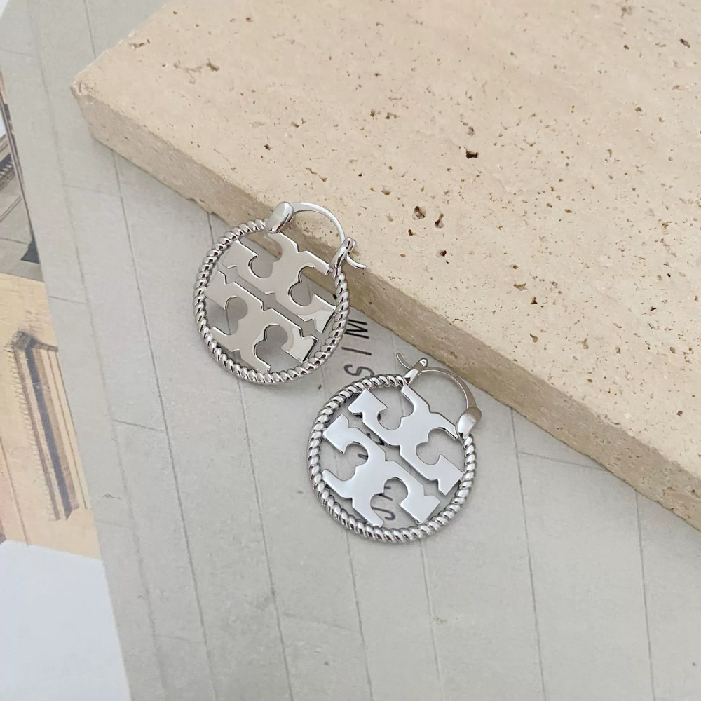 Tory Burch Geometric Alphabet Earrings